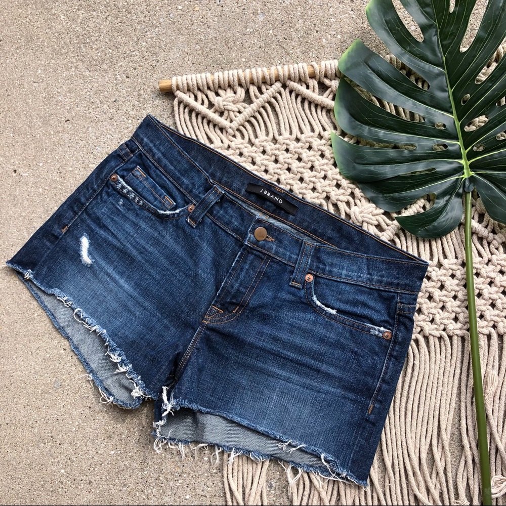J Brand Distressed Jean Shorts Size 26